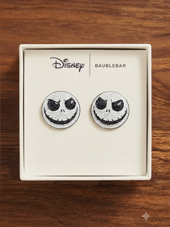 BaubleBar Jewelry - BaubleBar Disney The Nightmare Before Christmas Jack Skellington Beaded Earrings